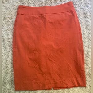 Banana Republic pencil skirt size 4 in coral